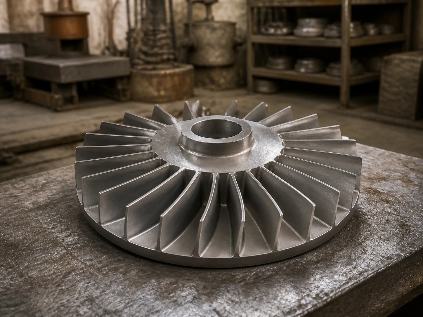 Turbine Wheel in service